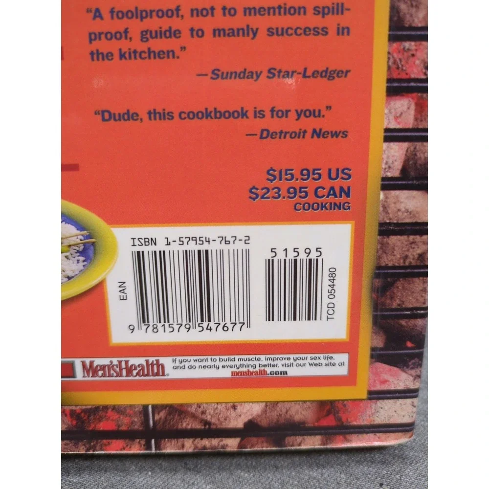 A Man, A Can, A Grill: 50 No Sweat Meals David Joachim Men's Health VTG Cookbook